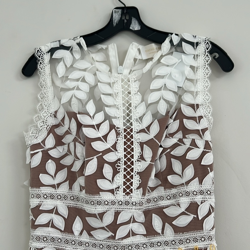 Bronx and Banco White Lace Midi Dress - Picture 6 of 13